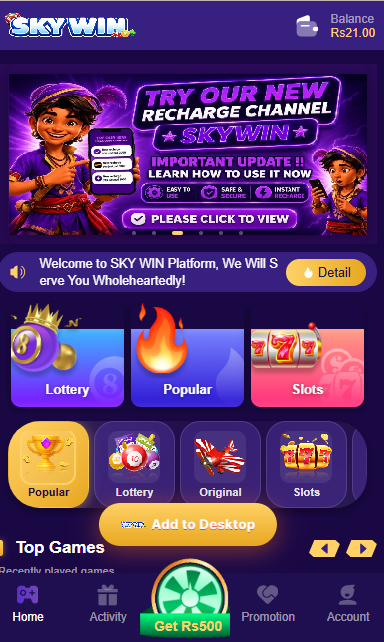 SKY WIN Game image